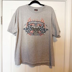 Harley-Davidson Alamo city Texas graphic tee shirt.